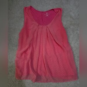 New York & Company Pink Patterned Top